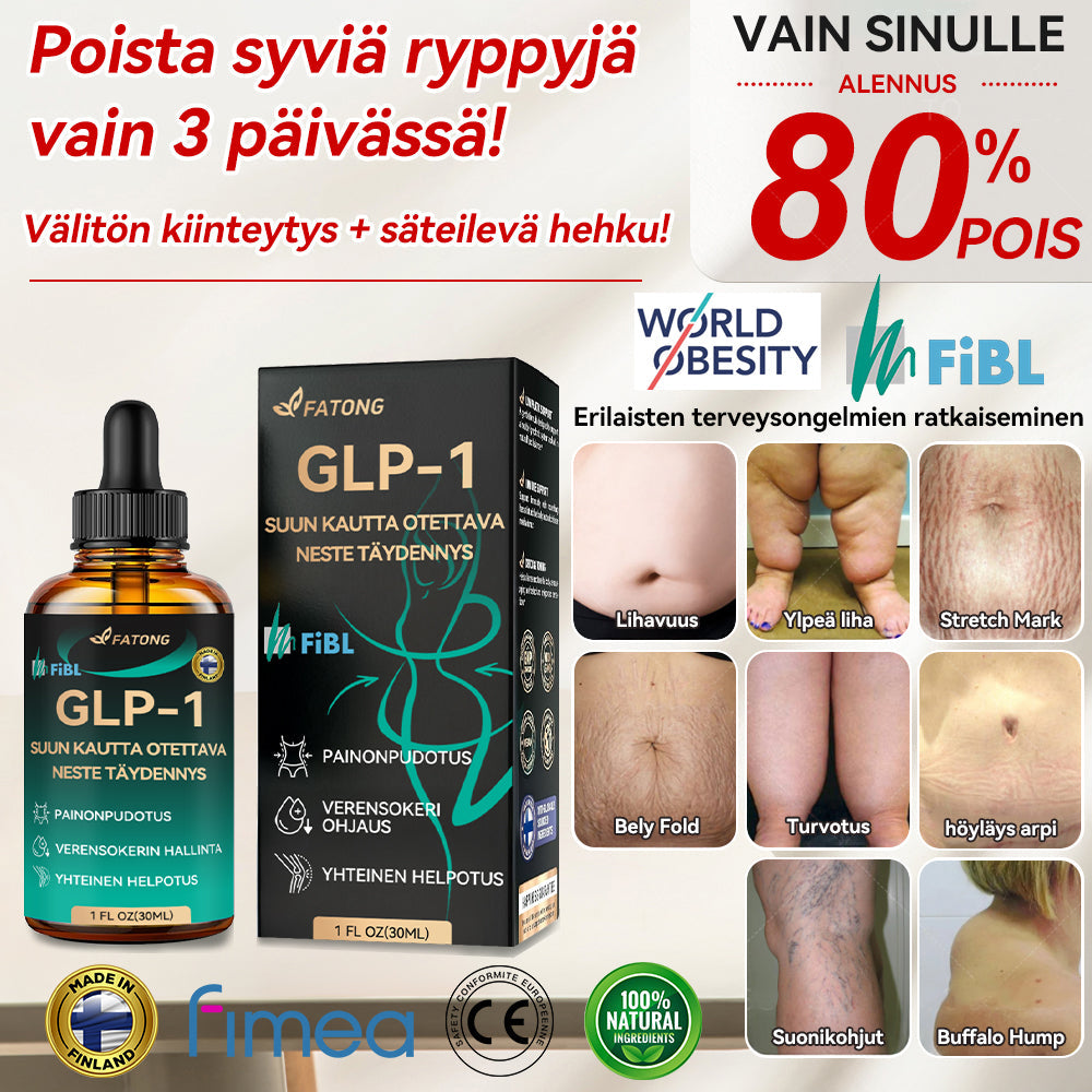 ✅𝐓𝐮𝐫𝐮𝐧 𝐲𝐥𝐢𝐨𝐩𝐢𝐬𝐭𝐨𝐧 𝐥ää𝐤𝐞𝐭𝐢𝐞𝐭𝐞𝐞𝐥𝐥𝐢𝐬𝐞𝐧 𝐭𝐢𝐞𝐝𝐞𝐤𝐮𝐧𝐧𝐚𝐧 𝐤𝐞𝐡𝐢𝐭𝐭ä𝐦ä | 𝑭𝑨𝑻𝑶𝑵𝑮® 𝑮𝑳𝑷-1 𝑺𝒖𝒖𝒏 𝒌𝒂𝒖𝒕𝒕𝒂 𝒐𝒕𝒆𝒕𝒕𝒂𝒗𝒂 𝒏𝒆𝒔𝒕𝒆 𝑻ä𝒚𝒅𝒆𝒏𝒏𝒚𝒔(Liikalihavuus, sydän- ja verisuonisairaudet, diabetes, uniapnea, nivelongelmat ja paljon muuta)
