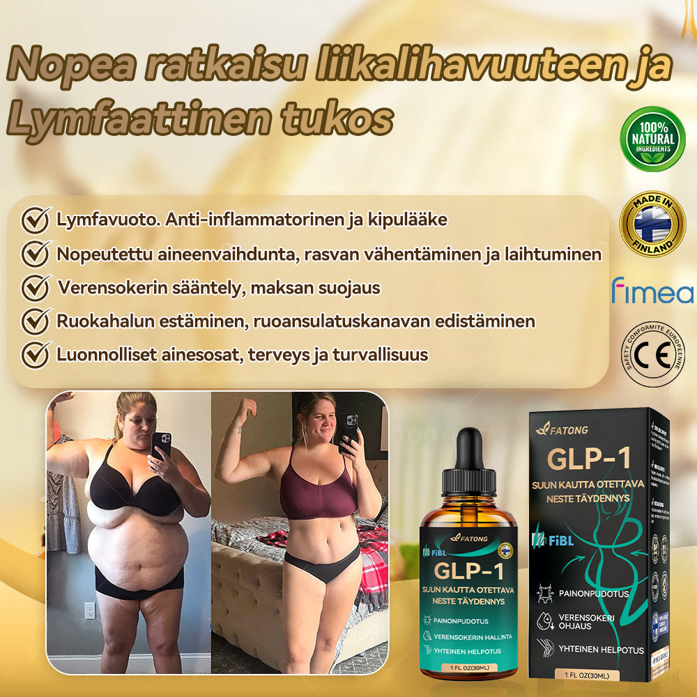 ✅𝐓𝐮𝐫𝐮𝐧 𝐲𝐥𝐢𝐨𝐩𝐢𝐬𝐭𝐨𝐧 𝐥ää𝐤𝐞𝐭𝐢𝐞𝐭𝐞𝐞𝐥𝐥𝐢𝐬𝐞𝐧 𝐭𝐢𝐞𝐝𝐞𝐤𝐮𝐧𝐧𝐚𝐧 𝐤𝐞𝐡𝐢𝐭𝐭ä𝐦ä | 𝑭𝑨𝑻𝑶𝑵𝑮® 𝑮𝑳𝑷-1 𝑺𝒖𝒖𝒏 𝒌𝒂𝒖𝒕𝒕𝒂 𝒐𝒕𝒆𝒕𝒕𝒂𝒗𝒂 𝒏𝒆𝒔𝒕𝒆 𝑻ä𝒚𝒅𝒆𝒏𝒏𝒚𝒔(Liikalihavuus, sydän- ja verisuonisairaudet, diabetes, uniapnea, nivelongelmat ja paljon muuta)